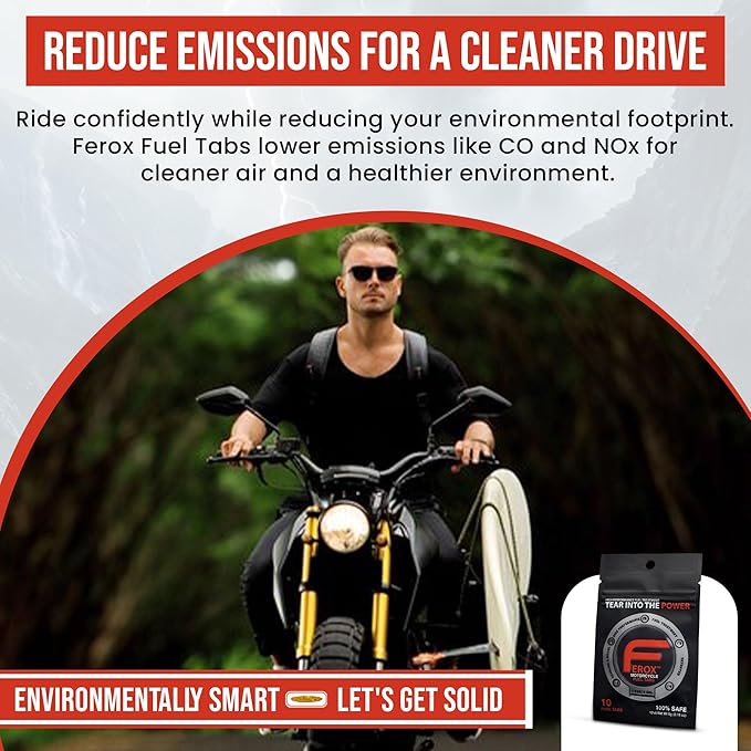 Ferox – Performance Fuel Catalyst | Not an Additive, It’s an Advantage | Total Combustion Control | Race Gas Feel, Fraction of The Price | Any Fuel, Any Engine | 1 Tab = 8 GAL