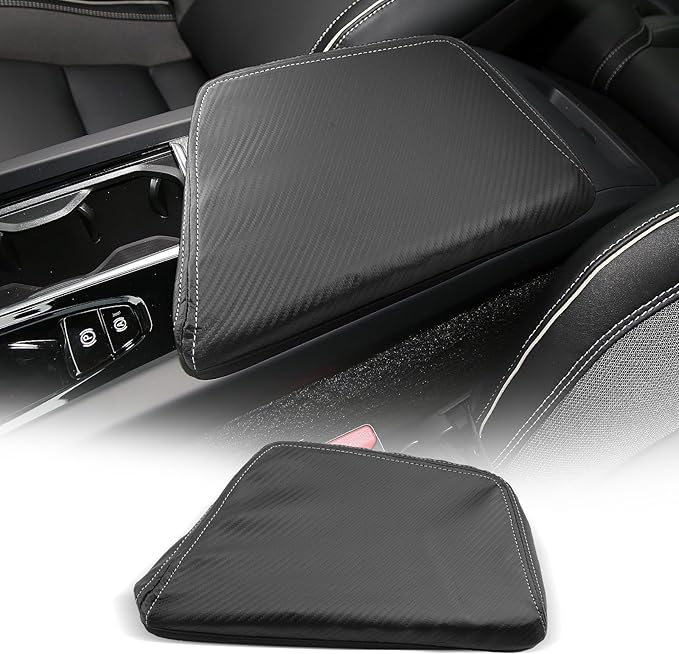 CDEFG for Volvo XC60 2018-2025 Center Console Cover Armrest Box Cover for XC60 (Core, Plus, Ultra) 2020 2021 2022 2023 2024 2025 Accessories Console Arm Rest Protector