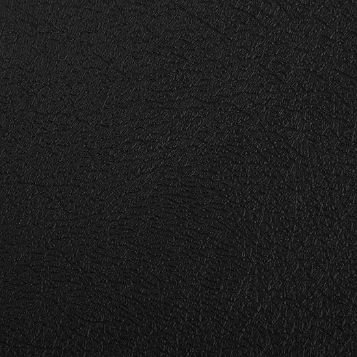 G-Floor Seamless Sheet Vinyl Shed Flooring Cover with Bonded Fibrous Backing - Levant Pattern (8' x 20', Midnight Black)