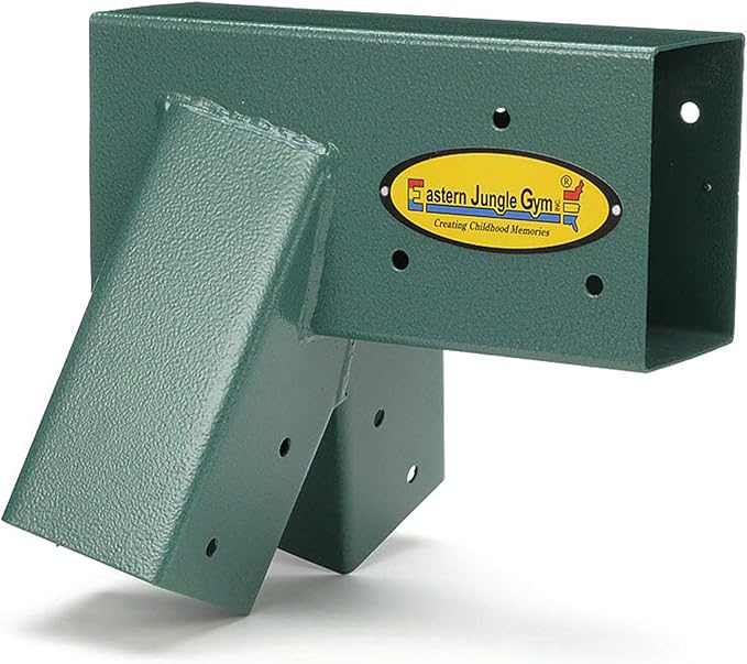 Eastern Jungle Gym Easy 1-2-3 A-Frame Swing Set Bracket Heavy Duty for EZ, Simple Install - DIY Swing Set Parts Green