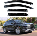 KPY Window Visor Compatible with Chevrolet Chevy Blazer 2019-2025, 4PC Rain Guard Side Window Vent Deflectors Tape-On Style, 2019 2020 2021 2022 2023 2024 2025