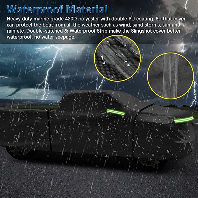 for Silverado 2500 3500 HD Crew cab Short Bed 6.6ft Truck Cover, Light Shell Outdoor Car Covers with Zipper Windproof Heavy Duty Protection for 2000-2022 Chevy Silverado 2500 è0HD (UP to 250''L)