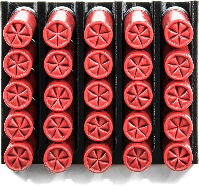 Spartan Mounts Shotgun Shell Storage Solution | Safe Gun Room Display Storage Organization Man Cave Husband Military Police Home Self Defense 12 20 410 Gauge
