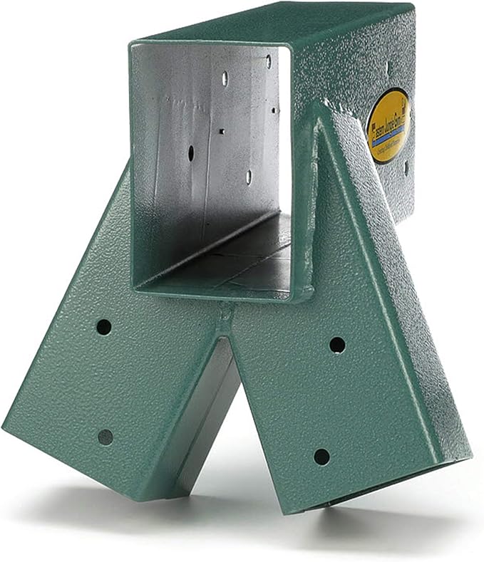 Eastern Jungle Gym Easy 1-2-3 A-Frame Swing Set Bracket Heavy Duty for EZ, Simple Install - DIY Swing Set Parts Green