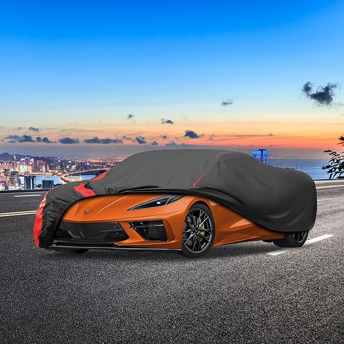 Car Cover Automobiles Waterproof All Weather for for Sports Coupe,Universal Fit Mazda Miata/MX-5, BMW Z3, Honda S2000, Chrysler Crossfire, Saturn Sky, Pontiac Solstice etc.(See Size Chart)