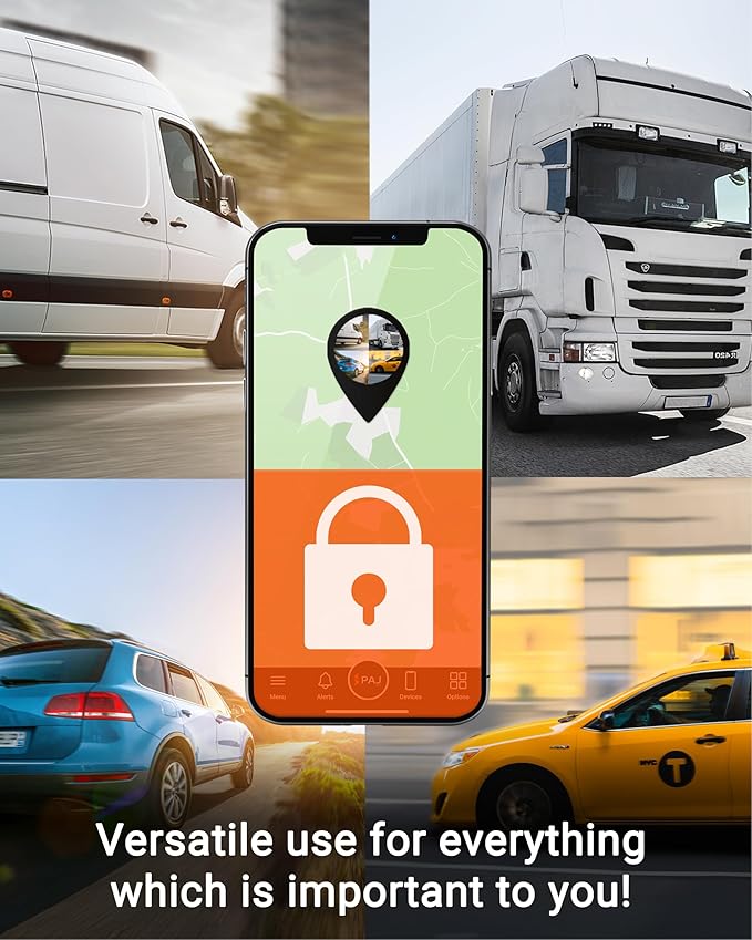 PAJ GPS Vehicle Finder 4G, 1.0 - Cellular Connected, Real Time Tracking GPS Tracker for Cars, Motorcycles, Trucks & More - Versatile & Secure Fleet Management