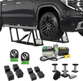 QuickJack Bundle - 8000TLX Portable Car Lift, Wall Hangers & SUV Adapters, ALI Certified, 8,000-lbs. Capacity, 110V Power Unit, Car Lift for Garage, Shop, & Mechanic