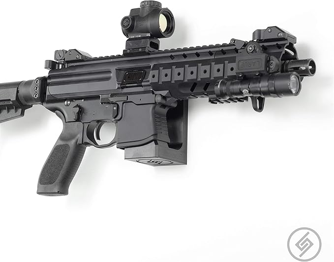 Spartan Mounts for SIG MPX 9mm | (Does NOT FIT AR) Rifle Wall Display Storage Organization System | Low Profile Design | Features Locking System | Gun Safe Wall Room Solution