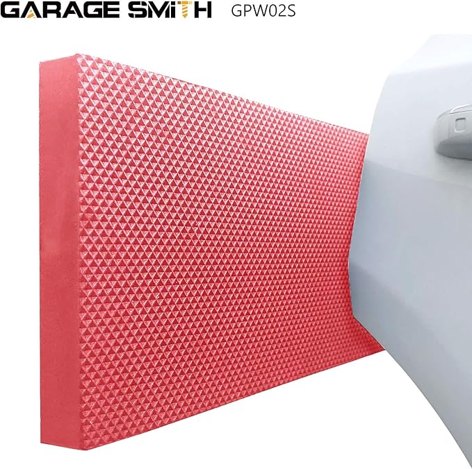 AMPULLA Garage Smith Garage Wall Protector Car Door Protectors, Designed in Germany (4-Pack Red)