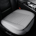 2pc Edge Wrapping Comfortable Car Front Seat Covers, Seat Protectors, Anti-Slip Bottom Seat Cushion Covers for Auto with PU Leather(Gray)