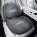 FLORICH Seat Cushion and Lumbar Support Pillow for Office Chair Car, Ergonomic Memory Foam Back Support for Office Gaming Chair Driving Seat Wheelchair, Relieves Neck, Back & Sciatica Pain – Gray