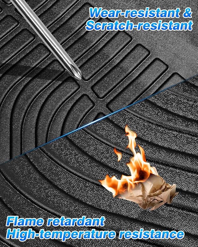 Cartist Floor Mats Custom Fit for Acura ILX 2013-2022 All Weather Floor Liners Front & 2nd Row Carpet Protection 3D TPE Heavy Duty Waterproof