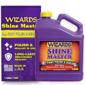 Wizards Shine Master Polish and Breathable Sealant - 1 Gallon - No Wax or Free Silicone - Polishes and Protects with No Greasy Film - Wax Replacement Car Polishing Compound for Boat and Car Polish