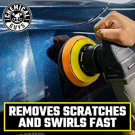 Chemical Guys BUF503 TORQX Random Orbital Polisher (Safe for Cars, Trucks, SUVs, & More) 700W, Orbit 8mm, 4.7 lb