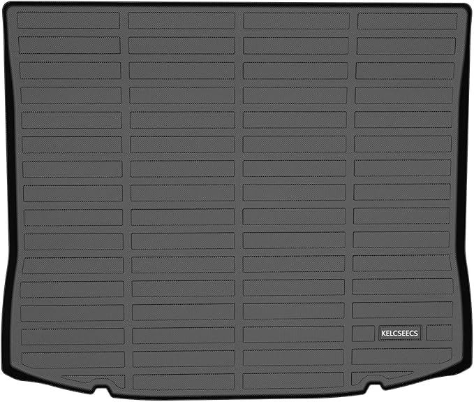 KELCSEECS® Floor Mats & Cargo Liner Custom for Ford Edge 2015-2024 & Ford Edge ST 2019-2024 All Weather Protection TPE Floor Liners Front& Rear Row Full Set Accessories Black