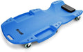 DNA MOTORING TOOLS-00239 48 Inches Heavy-Duty Low-Profile Roller Automotive Creeper with Padded Headrest, Blue
