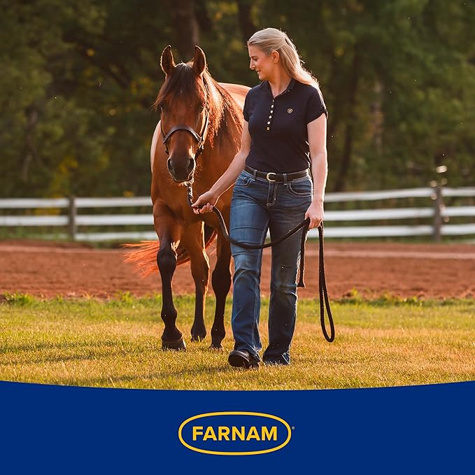 Farnam Repel-X Ready-To-Use Fly Spray, Insecticide And Repellent For Horses And Dogs, 32 Fluid Ounces, 1 Quart Bottle With Trigger Sprayer