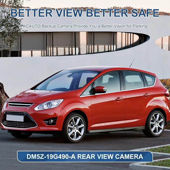 Rear View Backup Reverse Camera Compatible with Ford C-Max Energi C-Max Hybrid 2013-2016 Replaces DM5Z-19G490-A DM5Z-19G490-B