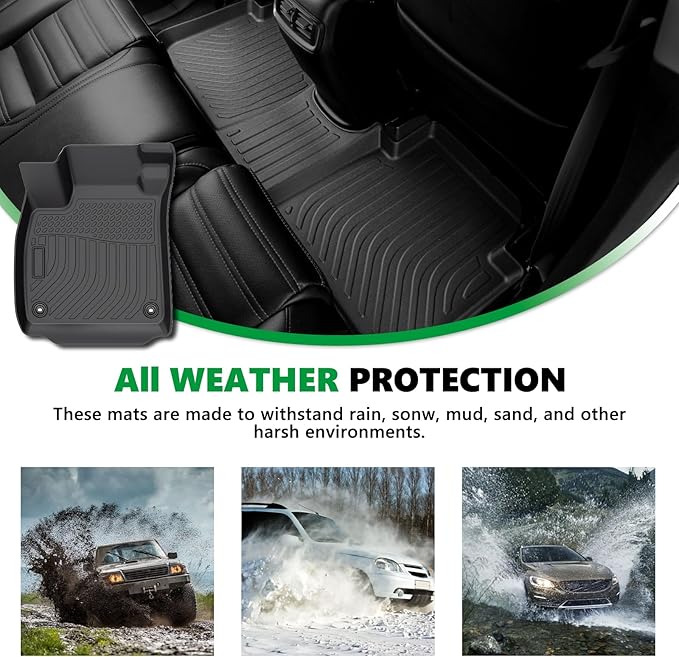 for Toyota 4runner Floor Mats 2003-2009,Car Mats for 4runner All Weather Floor Mats Cargo Liner Accessories Rubber Car Mat 2003 2004 2005 2006 2007 2008 2009