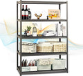 Rigma 5 Tier Garage Shelf, Heavy Duty Steel Shelving Unit, Adjustable Metal Multi-use Storage Rack, Shelves for Garage, Basement, and Industrial Warehouse Or Office (47" W X 20" D X 72" H 5-Tier)