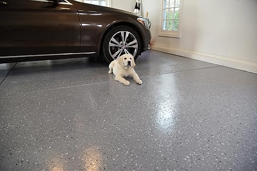 Epoxy Resin Coating 3 Gallon Kit - Light Gray - Standard Cure Speed - for Floors, Counter Tops, Garages & More -100% Solids -2 Components - Self Leveling, Chemical Resistant, Solvent-Free