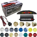 Car Reverse Backup Parking Sensor Radar System kit The LED Display with 3 Colors can Both Shows Distance Data and warn You with beep Sound Adjustable Volume Compact and Easy to Install (Blackbrown)
