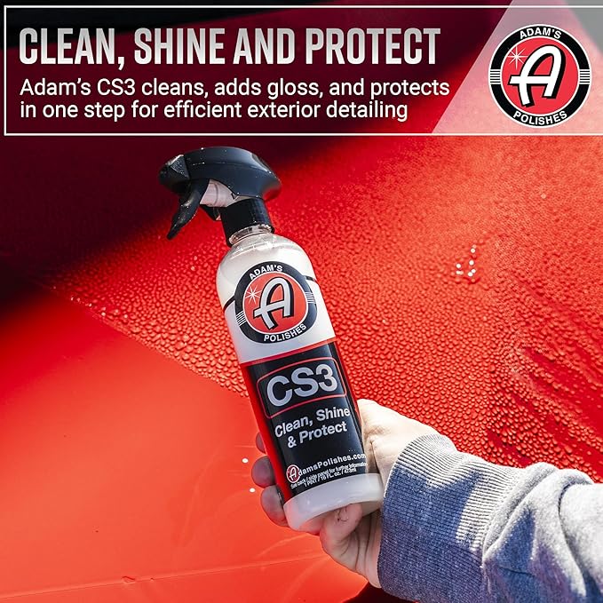 Adam's Essential Car Wash Kit (17-Item) - Auto Detailing Car Care Cleaning Kit with Foam Gun & Bucket Car & Truck Lovers, Dads, Moms and DIYers