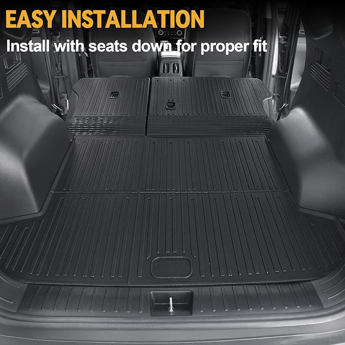 Floor Mats Set for 2022-2025 Hyundai Tucson Gas, Full Coverage All Weather Floor Mats Cargo Mat with Backrest Protectors & Door Sill Guards for Tucson Accessories(Not fit Hybrid)