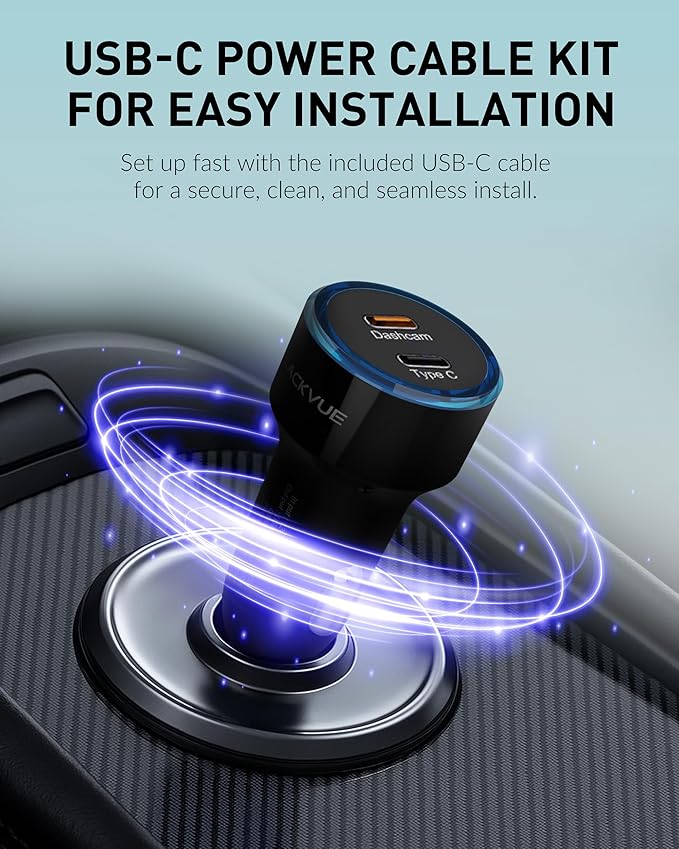BlackVue DR770X II 2CH Dash Cam – Dual Full HD Front & Rear, Enhanced Visual Clarity, Fast Boot, USB-C for Seamless Installation, Effortless Video Playback via Wi-Fi, Smart Parking Mode (256GB)