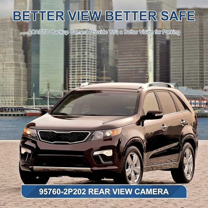 95760-2P202 Rear View Backup Camera Fit for KIA Sorento 2011 2012 2013, Reversing Parking Assist Camera Replaces 592-267 957602P000 957602P201