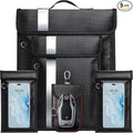 Faraday Bags,Anti-Tracking Faraday Bag For Phones&Laptops & Tablets & Car Keys,Fireproof & Waterproof EMP Bag,Faraday Cage With Handle