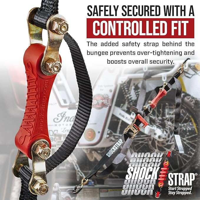 Ratchet Strap, 7’ x 1.5" Shock Absorbing Heavy Duty Tie Downs for Cargo, 1,000 LB WLL / 3,000 LB Break Strength, 2-Pack