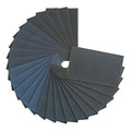 Dura-Gold Premium 5-1/2" x 9" Wet or Dry Sandpaper Sheets - 150, 220, 320, 400, 600 Grit Variety (5 Each, 25 Total) - Sanding Automotive, Woodworking Furniture, Metal Finishing, Hand Sand Block Sander