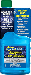 Star Tron Super Concentrated Diesel Formula - Enzyme Fuel Treatment for Enhanced Engine Performance - 1 Oz Treats 32 Gallons - Stabilize & Rejuvenate Diesel, Biodiesel & All Regular Gasoline