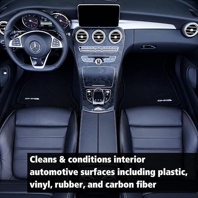 Invisible Glass 92024 Power Clean Automotive Interior Detailer Cleaner Protectant and Conditioner to Restore Interior Surfaces Prevent Fading, 22 Fl Oz, Pack of 1