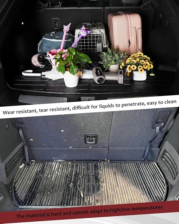 Icyhaws® Floor Mats & Cargo Liner Set for Buick Envision 2021-2025 | All Weather TPE Rubber Car Mats Full Set Automotive Accessories for Buick Envision | Front, 2nd Row & Trunk Mat