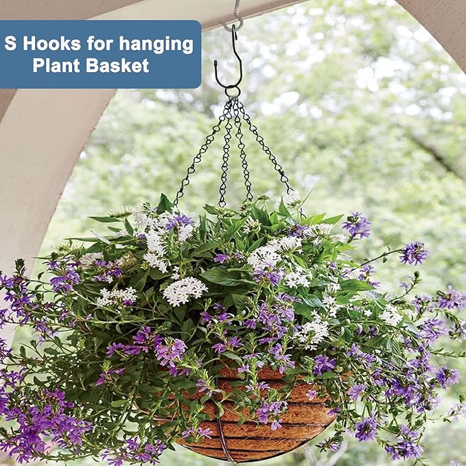 Unique Twist Design Bag Hanger Purse Hooks - 5 Inch Large Size Closet Rod Hooks for Hanging Bags, Purses, Handbags, Belts, Scarves, Hats, Clothes, Pans and Pots (12 Pack)