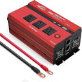 2000w Inverter 12v Car Power Inverters for Vehicles Truck with USB Charging Port,12v DC to 110v AC Inverter Converter with 3 AC Outlets 2000 Watt Invertor Solar Battery Inverter