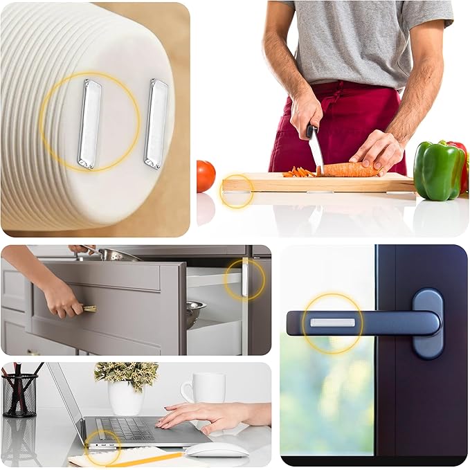 25 Door Slam Bumper Bars – Self-Adhesive Silicone Silencer Strips, Anti-Slam Noise Dampening Pads for Doors, Closets, Furniture, Soft Close Rattle Stopper, Door Protector – Vellax