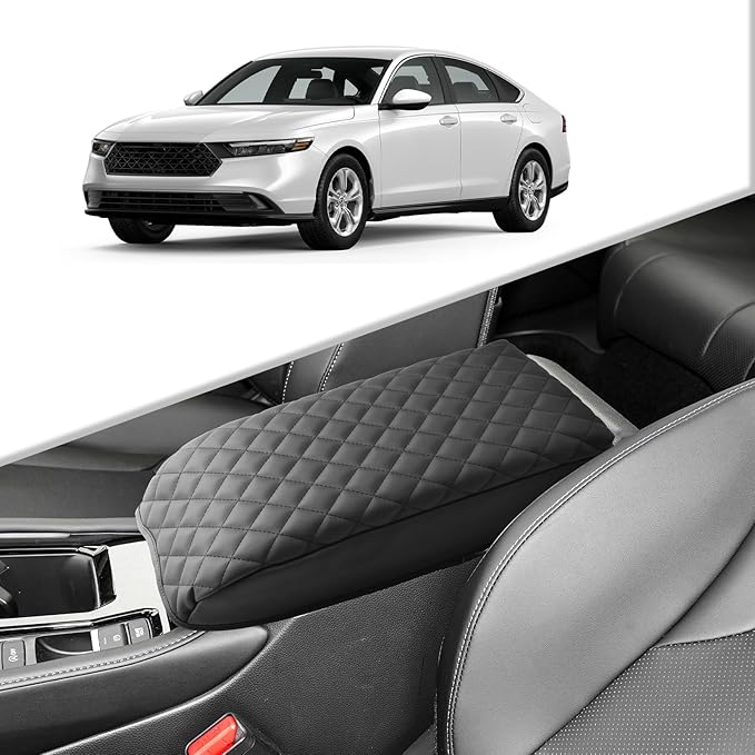 CDEFG for Honda Accord 2023-2025 Center Console Cover Armrest Box Cover for Accord (LX,SE) 2023 2024 2025 Accessories Console Arm Rest Protector