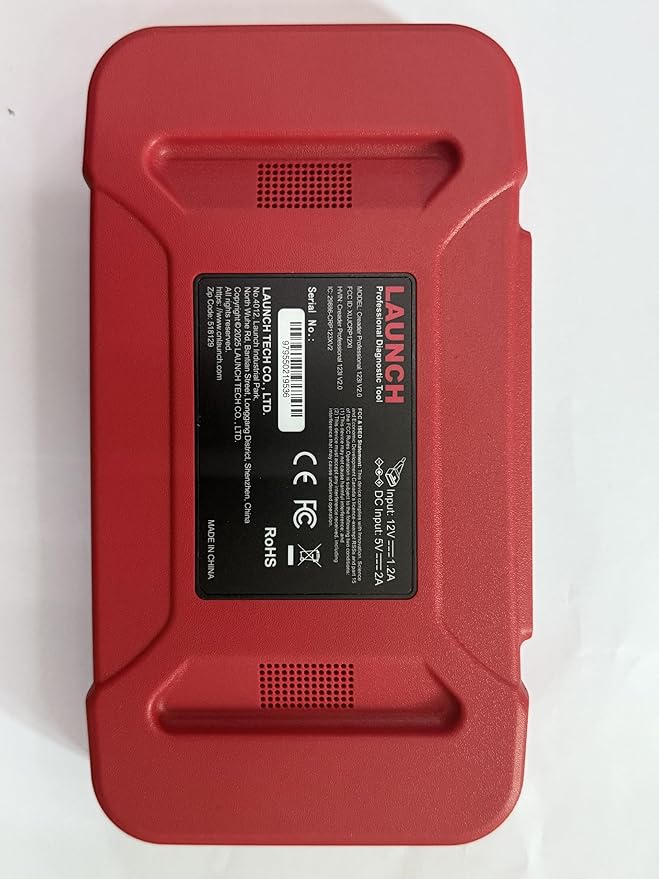 LAUNCH OBD2 Scanner CRP123i V2.0, 2025 Lifetime Update Engine ABS SRS TCM Scan Tool with 7 Resets Oil/SAS/Brake/BMS/D.P.F/ABS Bleeding/Throttle Reset, Auto Vin, Battery Test,FCA SGW