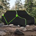 153 Inch UTV Cover for Polaris Ranger Crew RZR General 4, Can-Am Defender Maverick Commander Max, Yamaha Wolverine Viking, Kawasaki Mule Pro, Black 600D Cover Protection for 4-6 Seater UTV