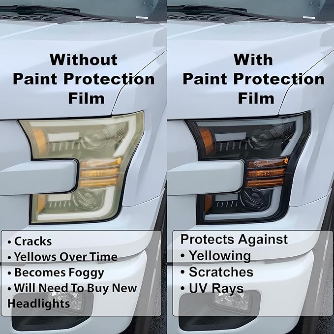 BOGAR TECH DESIGNS Full Headlight Head Light PPF Kit Compatible with Toyota Camry 2025-2026, Clear Bra