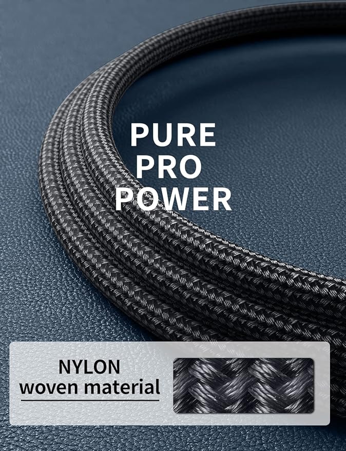 PRAKIE USB C Cable 3FT, 2Pack USB-C to USB-C Charger Cable, USBC Fast Charging Nylon Braided USBC iPhone Charger Cord Compatible with iPhone 16/15/Pro Max/PlusSamsung Galaxy S23/LG/Switch