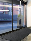 Urban Vista 3' x 10' Commercial Grade Striped Brush Step Entrance Mat, Vinyl Backing, Heavy Duty Indoor Outdoor Door Mat