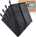 Shiny Wipes Shower Cleaning Cloth, Ultra Absorbent Car Drying Towel, 4 Pack 16 x 24 inch Microfiber Cleaning Cloth for Car, Bath & Househood