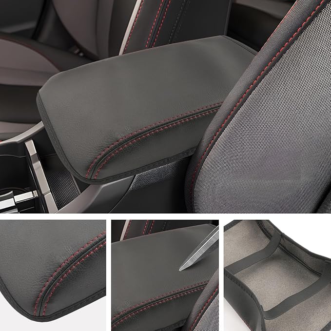 SXCY for 2022-2025 Subaru WRX Armrest Cover [Thin Cover] 2024 2025 WRX Center Console Cover for 2024 2025 Subaru WRX Console Cover 2024 2025 WRX Accessories [6-Speed Manual Gearbox Only]