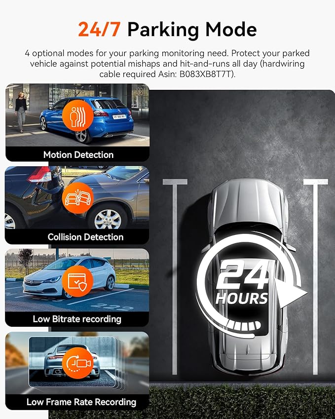 Vantrue N2X 2.7K Uber Dash Cam Front and Inside, 5G WiFi Dual Dash Camera for Car with HDR IR Night Vision, STARVIS 2, GPS, 2.5K/60FPS, LTE Support, 24/7 Parking Mode, Voice Control, Support 512GB Max
