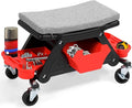 YITAHOME Mechanic Stool 330 LBS with Wheels, Heavy Duty Rolling Mechanics Seat, Rolling Tool Seat for Automotive Auto Repair