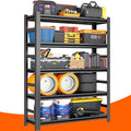78"H Garage Storage Shelves Heavy Duty Garage Shelving, 4500 LBS Capacity 5 Tier Adjustable Metal Utility Shelves Industrial Shelving Units for Basement and Warehouse, 78"H×47.24"W×18"D, Black